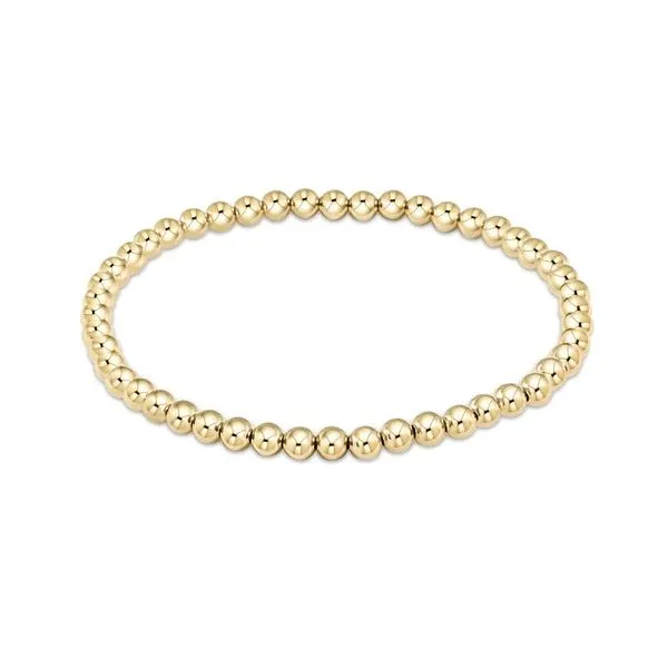 Classic Gold 4Mm Bead Bracelet Gray's Jewelers Bespoke Saint James, NY
