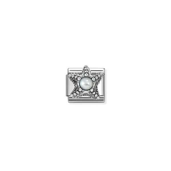 Charm, Composable Classic Link, Starfish, White Pearl Gray's Jewelers Bespoke Saint James, NY