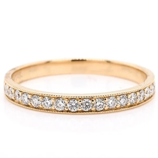 14KT Yellow Gold 0.26CTW Diamond Wedding Band. Graziella Fine Jewellery Oshawa, ON