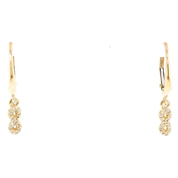 Graziella Originals 14KT Yellow Gold 0.07CTW CTW Lever Back Style  Diamond Earrings Graziella Fine Jewellery Oshawa, ON