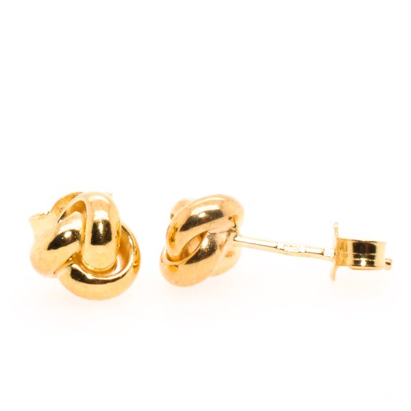 10 Karat Yellow Gold Love Knot Stud Earrings. Graziella Fine Jewellery Oshawa, ON