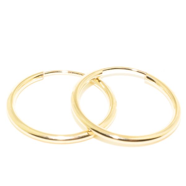 10 Karat Yellow Gold Small Hoop Earrings. Graziella Fine Jewellery Oshawa, ON