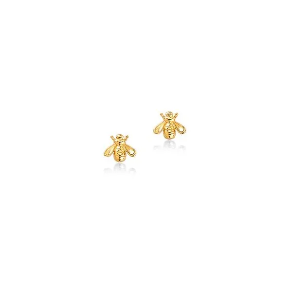 10KT Yellow Gold Bee Stud Earrings. Graziella Fine Jewellery Oshawa, ON