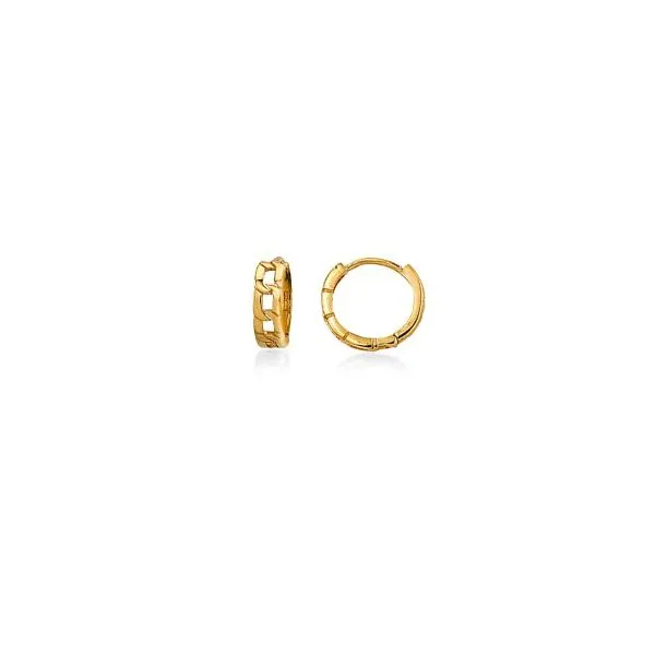 10KT Yellow Gold Huggie Earrings. Graziella Fine Jewellery Oshawa, ON