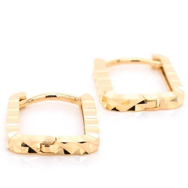 14KT Yellow Gold Huggie Earrings. Graziella Fine Jewellery Oshawa, ON