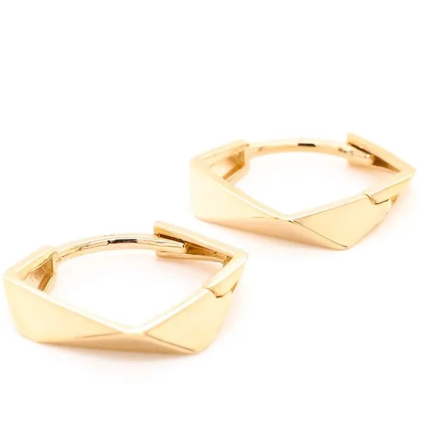14KT Yellow Gold Huggie Earrings. Graziella Fine Jewellery Oshawa, ON