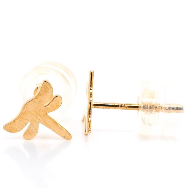 Belle & Jules 14KT Yellow Gold Dragonfly Stud Earrings. Graziella Fine Jewellery Oshawa, ON