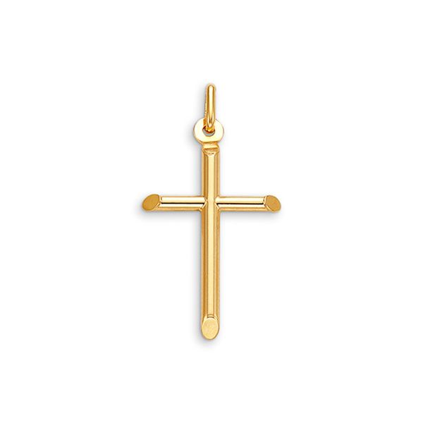 10KT Yellow Gold 25x17.5MM Cross Pendant. Graziella Fine Jewellery Oshawa, ON