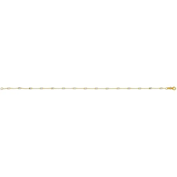Bella 'Shimmers' 10KT Yellow and White Gold 10