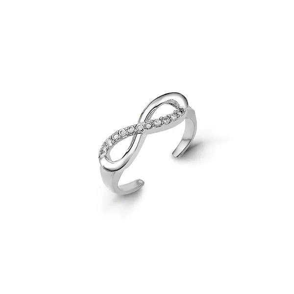 Bella 'Pebbles' 10KT White Gold C.Z. Toe Ring. Graziella Fine Jewellery Oshawa, ON