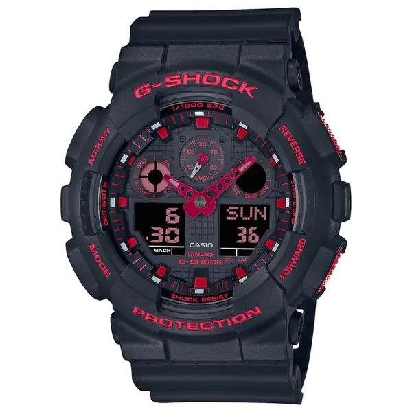 G-Shock Ignite Red Watch. GA100BNR-1A Graziella Fine Jewellery Oshawa, ON