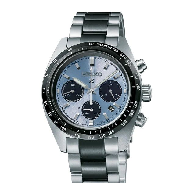 Seiko Prospex Speedtimer Solar Chronograph 39mm Watch. SSC909P1