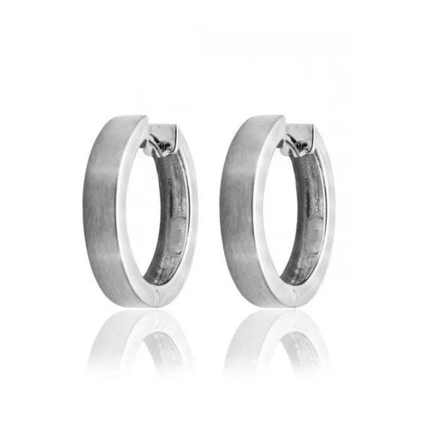 Larus Sterling Silver 20MM Huggies Earrings. Graziella Fine Jewellery Oshawa, ON