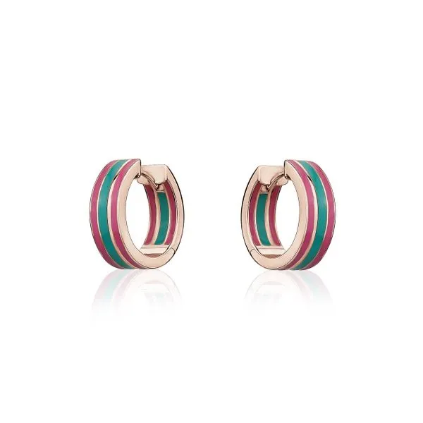 Larus Sterling Silver 15mm Huggies Earrings. Graziella Fine Jewellery Oshawa, ON
