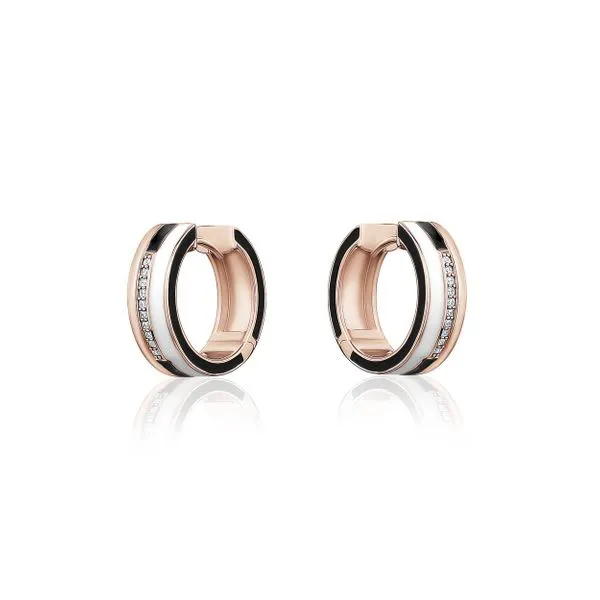 Larus Sterling Silver 15mm Huggies Earrings. Graziella Fine Jewellery Oshawa, ON