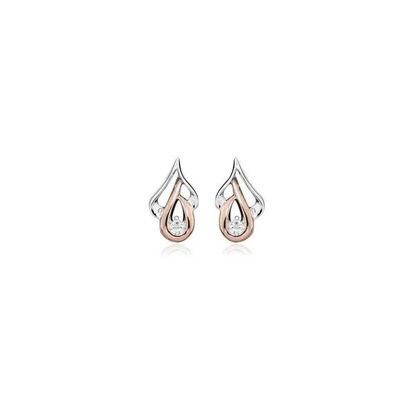 Larus Sterling Silver  C.Z stud Earrings. Graziella Fine Jewellery Oshawa, ON
