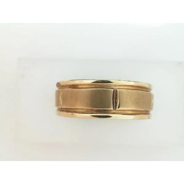 Men's Gold Wedding Band Gysbers Jewelry Waupun, WI