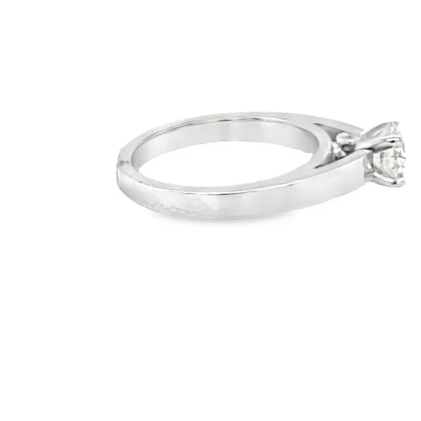 14K WG ROUND DIAMOND ENGAGMENT RING Image 3 Hannoush Jewelers, Inc. Albany, NY