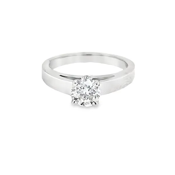 14K WG ROUND DIAMOND ENGAGMENT RING Hannoush Jewelers, Inc. Albany, NY