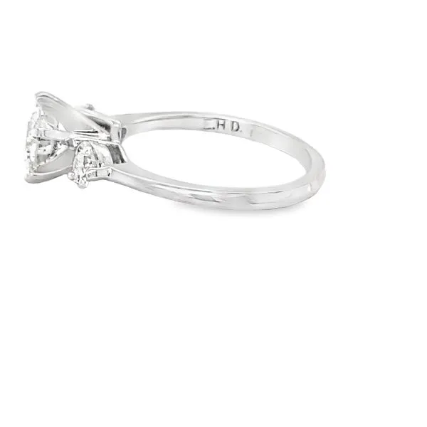 14K WG ROUND DIAMOND ENGAGMENT RING
