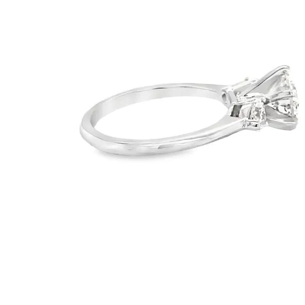14K WG ROUND DIAMOND ENGAGMENT RING