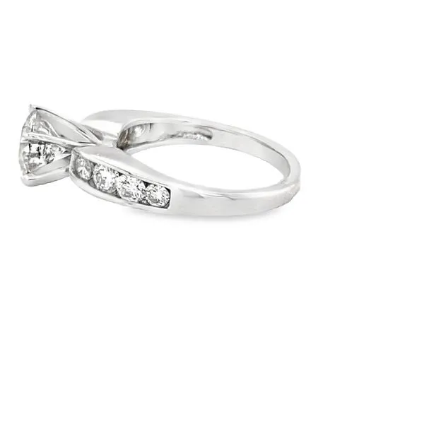 14K WG ROUND DIAMOND ENGAGMENT RING