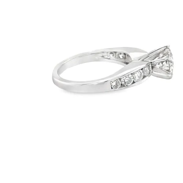 14K WG ROUND DIAMOND ENGAGMENT RING