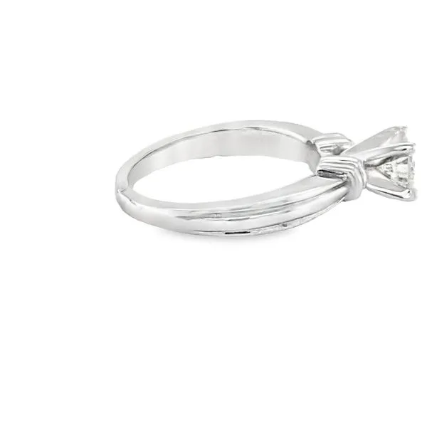 14K WG ROUND DIAMOND ENGAGEMENT RING