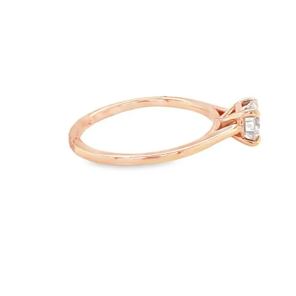 14K RG SOLITAIRE ENGAGEMENT RING
