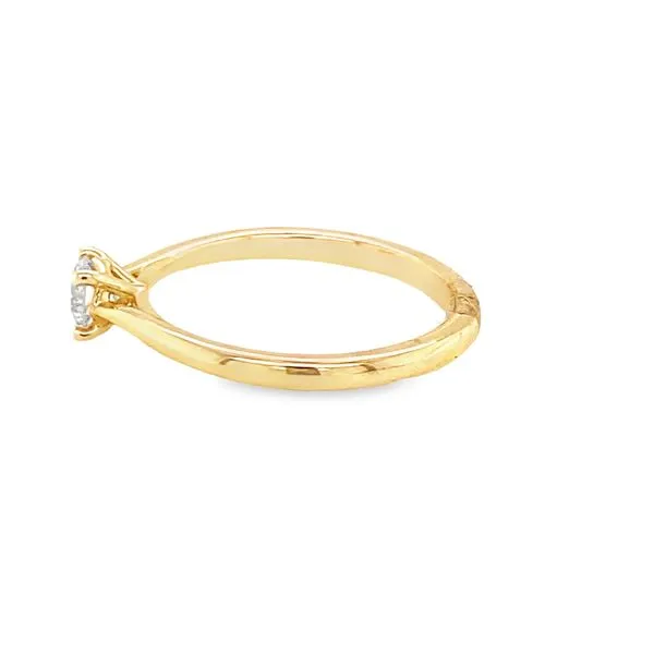 14K YG SOLITAIRE ENGAGEMENT RING Image 2 Hannoush Jewelers, Inc. Albany, NY