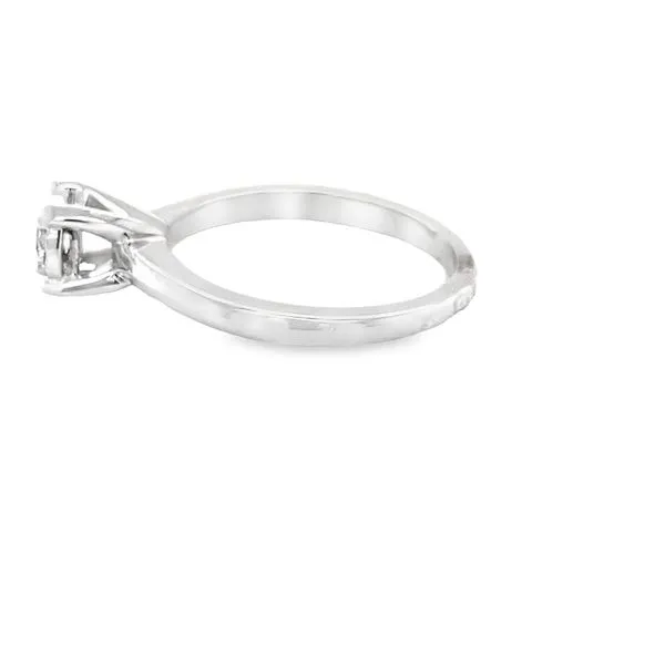 14K WG SOLITAIRE ENAGGEMENT RING Image 2 Hannoush Jewelers, Inc. Albany, NY
