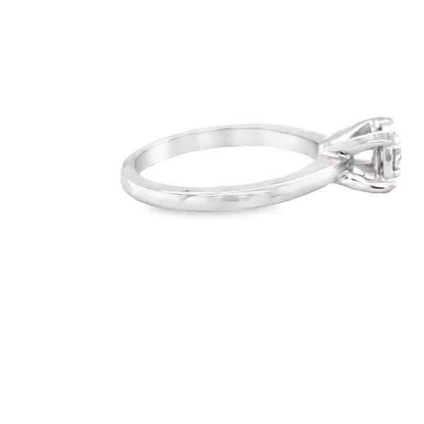 14K WG SOLITAIRE ENAGGEMENT RING Image 3 Hannoush Jewelers, Inc. Albany, NY