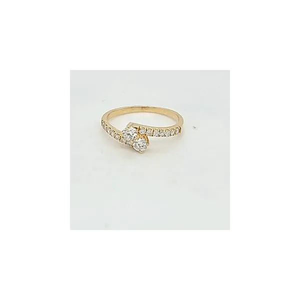 14K YG TU ET MUA STYLE ENGAGEMENT RING Hannoush Jewelers, Inc. Albany, NY