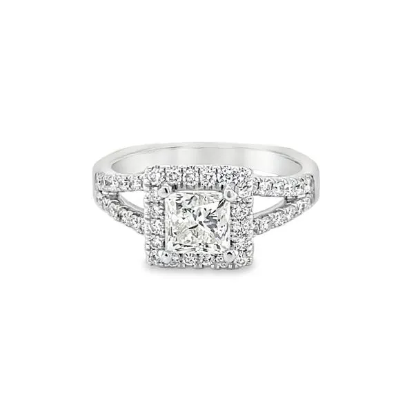 14K WG PRINCESS CUT DIAMOND ENAGGEMENT RING Hannoush Jewelers, Inc. Albany, NY
