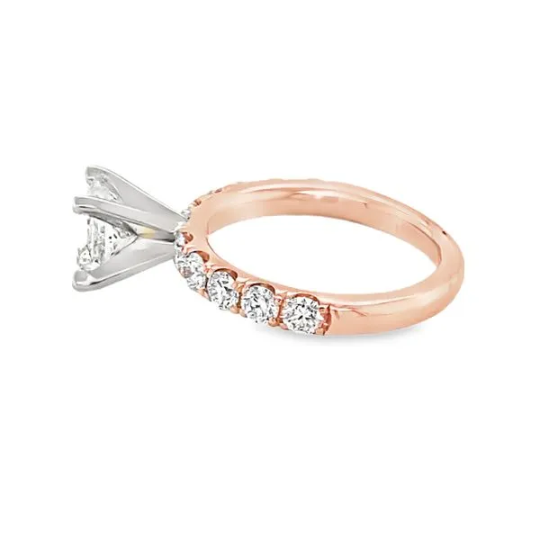 14K RG PRINCESS CUT ENGAGEMENT RING Image 2 Hannoush Jewelers, Inc. Albany, NY