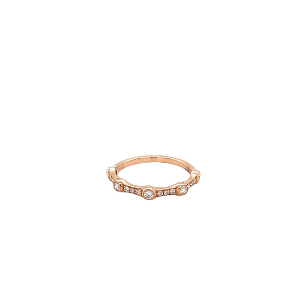 14K Rose Gold Coast Diamond Band Hannoush Jewelers, Inc. Albany, NY