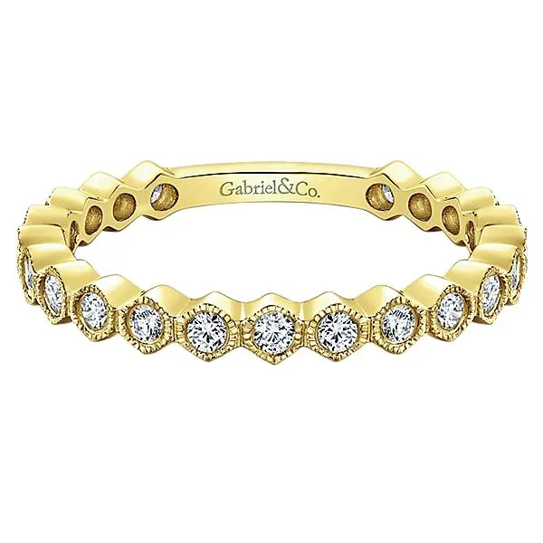 14K Yellow Gold Stackable Fashion Band Hannoush Jewelers, Inc. Albany, NY