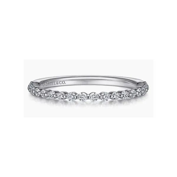 14K White Gold Diamond Anniversary Band Hannoush Jewelers, Inc. Albany, NY