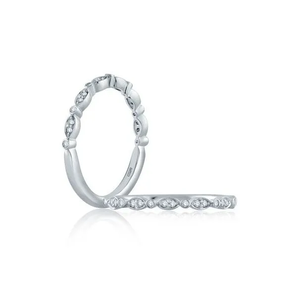 14K White Gold A Jaffe Diamond Band Hannoush Jewelers, Inc. Albany, NY