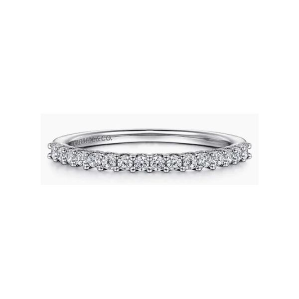 14K White Gold Diamond Wedding Band Hannoush Jewelers, Inc. Albany, NY