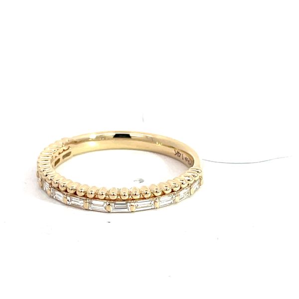 14K Yellow Gold Baguette Diamond Band Hannoush Jewelers, Inc. Albany, NY