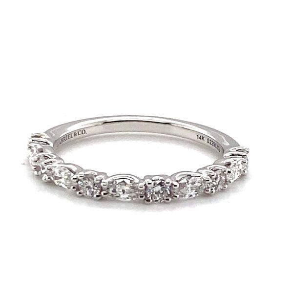 14K White Gold Diamond Wedding Band Hannoush Jewelers, Inc. Albany, NY