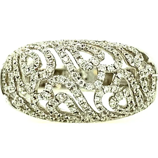 18K White Gold Diamond Fancy Ring Image 5 Hannoush Jewelers, Inc. Albany, NY