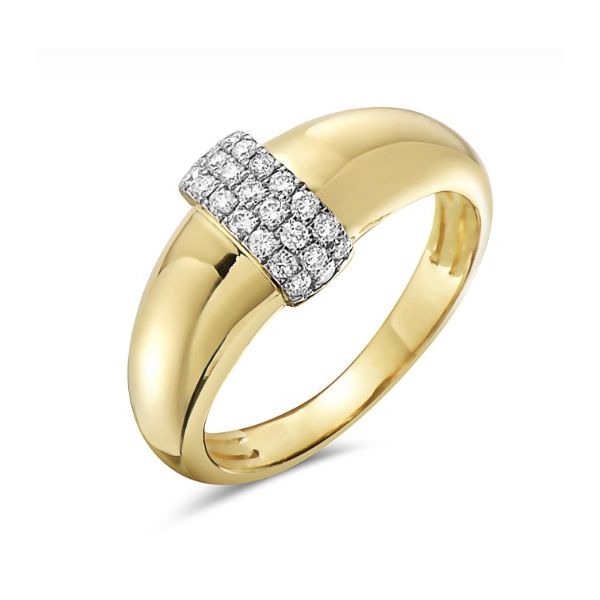 Ladies 14K Yellow Gold Diamond Ring Hannoush Jewelers, Inc. Albany, NY