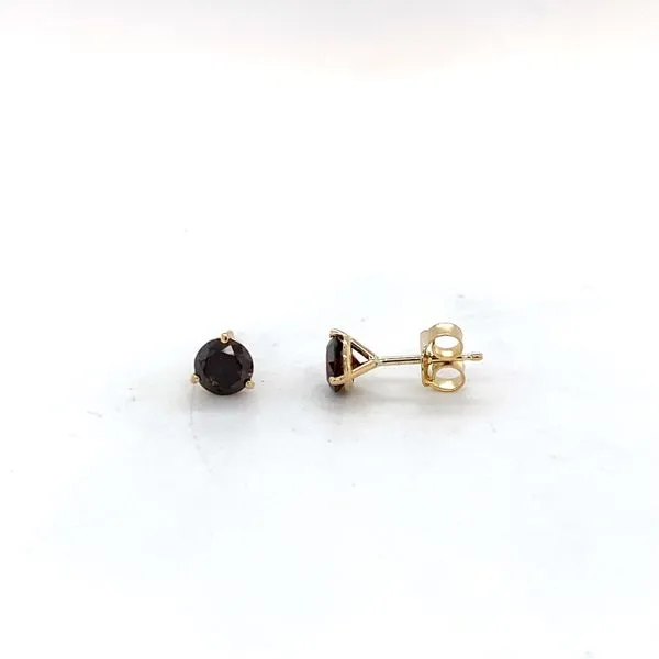 Yellow Gold Diamond Stud Earrings Hannoush Jewelers, Inc. Albany, NY