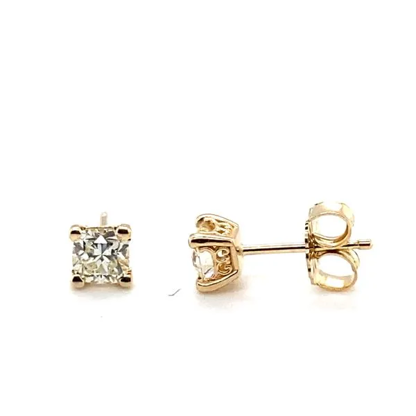 14K Yellow Gold Diamond Stud Earrings Hannoush Jewelers, Inc. Albany, NY