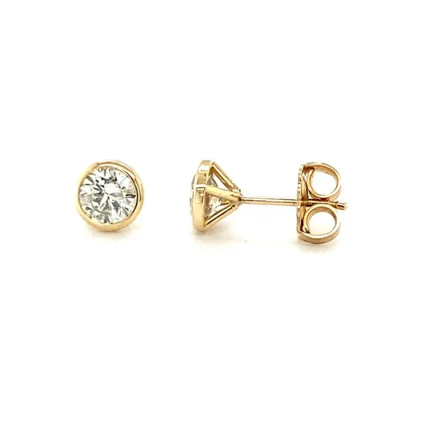 14K Yellow Gold Diamond Stud Earrings Hannoush Jewelers, Inc. Albany, NY