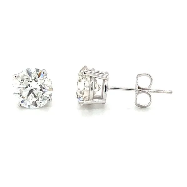 14K White Gold Diamond Stud Earrings Hannoush Jewelers, Inc. Albany, NY