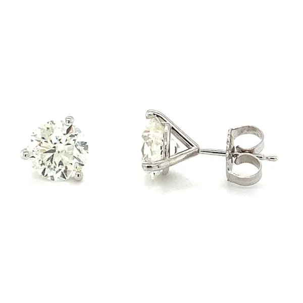 14K White Gold Diamond Stud Earrings Hannoush Jewelers, Inc. Albany, NY