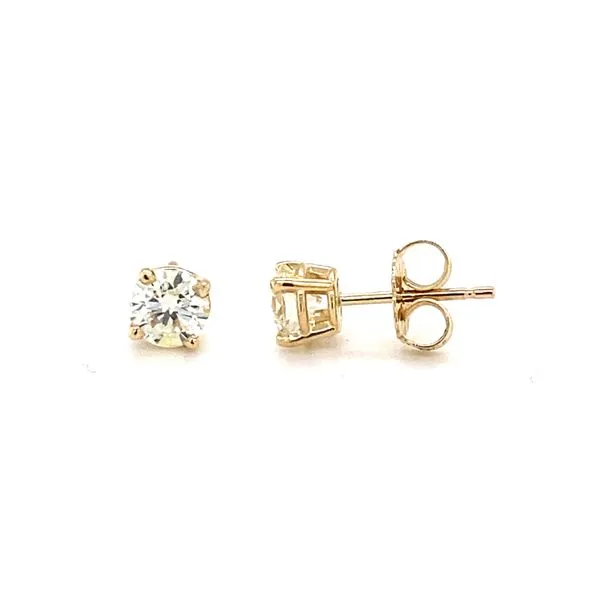 14K Yellow Gold Diamond Stud Earrings Hannoush Jewelers, Inc. Albany, NY